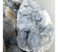 JRXFXEKW Cristal naturel brut cristal grand cristal bleu naturel cyanite gemme géode pierre de quartz rugueux œuf 1500 g-4000 g Convient pour la décoration de bureau à domicile (couleur : 1500 g-1750
