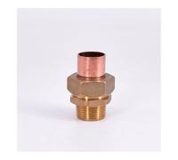 JRXFXEKW DN20 G 3/4" BSPP Male x Copper Inner Dia 22mm Brass Copper End Feed Fitting Union Connector Coupler Water Gas Oil