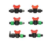 JRXFXEKW Drip Irrigation Fittings 20 Pieces of 16mm Drip Irrigation Tape Garden Tap Connector Water Valve 1/2 inch Male to 16mm Drip Irrigation Tape Valve