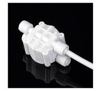 JRXFXEKW Fit 1/4" OD Tube Auto Shut Off 4 Way Valve Quick Fitting Connection Aquarium RO Water Filter Reverse Osmosis System