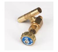 JRXFXEKW Fit Hose I.D 10mm Barbed -M10x1mm Tee 3 Ways Brass Needle Valve Control Valve for Gas
