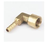 JRXFXEKW Fit Hose I/D 6mm Barbed x 1/4" BSP Female Thread Elbow Brass Coupler Splicer Connector Fitting for Fuel Gas Water 1.5mpa