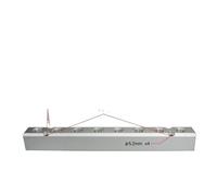 JRXFXEKW G1/2" in G1/4" Out 8 Way 10 Ports 30x30mm Pneumatic Aluminum Manifold Block Splitter