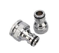 JRXFXEKW Garden Plumbing Garden Irrigation 1/2" 3/4" Internal Thread Nipple Connector Water Pipe Fittings 1 Piece of Steel Quick Joint Pipe Fittings (Color : 1I2)