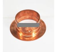 JRXFXEKW I.D 76mm End Feed Copper Insert Liner Pipe Adapter Fitting with Flange Air Conditioner Refrigerator Chiller Plant