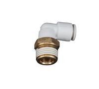 JRXFXEKW KQ2L10-04 One-Touch Fitting Push in Male Elbow Connector Applicable Tube O.D. 10mm Port Size G1/2" KQ2L10-04