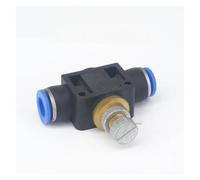 JRXFXEKW Push Fit Tube O/D 10mm Pneumatic Push in Flow Speed Control Valve Union Quick Release Air Fitting 0.8 Mpa