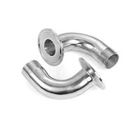 JRXFXEKW Raccord coudé à 90 degrés SUS304, 1 pièce, 3/4" BSPT mâle x 1,5" Tri Clamp