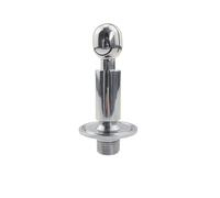 JRXFXEKW Rotating CIP Spray Ball 1.5" Tri Clamp x 1/2" NPT Male CIP Cleaning Rotating Spray Ball