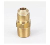 JRXFXEKW SAE Thread 5/8"-18 UNF Fit Tube OD 3/8" - 3/8" NPT Male Brass SAE 45 Degree Pipe Fitting Adapters 229PSI