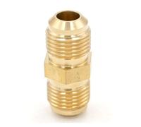 JRXFXEKW SAE Thread 5/8"-18 UNF Fit Tube OD 3/8" Straight Brass SAE 45 Degree Pipe Fitting Adapter