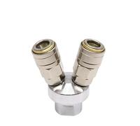 JRXFXEKW SMV SMY Two-Way Three-Way Pneumatic C-Type Quick Self-Locking Fitting Pump Air Compressor(SMV)