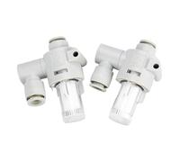 JRXFXEKW Tube O.D 4/6/8mm Pneumatic Air Suction Inline Vacuum Filter Fitting ZFB100-04B ZFB100-06B ZFB200-06B ZFB200-08B(ZFB100-06B)