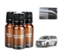 JRYGAC 3 Pièces Nettoyant Plastique Voiture Interieur, Renovateur Plastique Voiture Extérieur, Crystal Coating Solution Rapide, Efface Rayure Plastique, pour Tableau Bord, Sortie Air