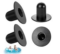 JRYXD Lot De 4 Bouchons De Piscine, Bouchons De Remplacement pour Vannes De Piscine, Bouchons D'Obturation en PVC pour Pompe À Filtration, Convient Aux Piscines Hors Sol (pour Tuyau 1.25")
