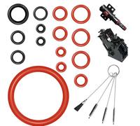 JRYXDS Lot De 15 Joint Torique De Compatible Avec Les Machines À Café Philips Saeco Spidem Gaggia, Avec Kit De Brosse De Nettoyage, Joint Torique Pour Soupape De Support, Groupe D'Infusion, Valve À Va