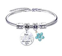 JRZDFXS Annonce grossesse Tata Bracelet Cadeau Tata et Marraine Bracelet Veux tu etre ma Marraine Cadeau Marraine Anniversaire cadeau marraine original cadeau marraine demande cadeau marraine baptême