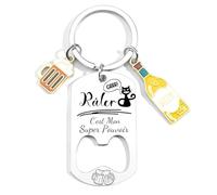 JRZDFXS Cadeau Ami Collegue Décapsuleur pour proche ou collègue de travail, Joli cadeau original rigolo de départ Porte clef Humour Râler C'est Mon Super Pouvoir Porteclef Cadeau Humour Râleur/Râleuse