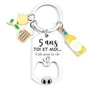 JRZDFXS Cadeau anniversaire de mariage 1 an 2ans 3ans 4ans 5ans 6ans 7ans 8ans Cadeau pour Anniversaire de Mariage ou Anniversaire de Couple