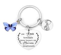 JRZDFXS Cadeau Marraine Porte clef Cadeau Marraine demande Cadeau Marraine personnalisé Cadeau Marraine anniversaire Cadeau Marraine Noel Cadeau Veux tu etre ma marraine (2)