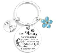 JRZDFXS Cadeau Témoin Porte clef - Les amies formidables font toujours des témoins d'exception Porteclef témoin Annonce témoin Mariage