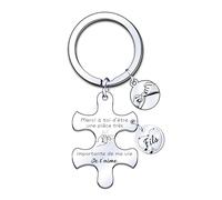 JRZDFXS Porte-clés Cadeau pour Mon Fils - Noël, Fin d'Études, Université