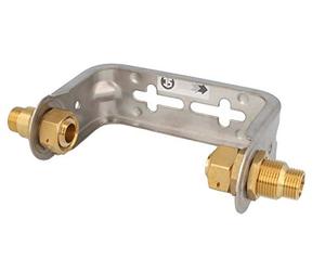 JS - Anse de compteur d'eau pour compteur à jet unique - Longueur 110 mm - Non réglable - Acier inoxydable