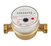 JS Compteur de jet ETW (eau chaude) jusqu'à 90 degrés - Longueur 110 mm, 3/4" AG - Q3=2,5 / R40