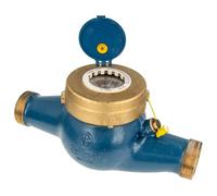 JS Compteur d'eau domestique MNR 1 1/2" DN 40 Q3 = 16, R80, longueur 300 mm