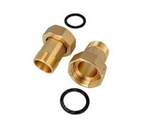 JS Compteur d'eau Raccords 2 écrou x 1 1/2 "AG - Lot de 2