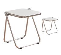 JS Ellie Ensemble de 2 tabourets pliants Simples et Portables, en matériau PC et Structure en métal, Peuvent Supporter jusqu'à 250 kg, adaptés aux vestiaires, cafés et salles de réunion 15
