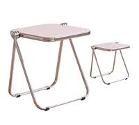 JS Ellie Ensemble de 2 tabourets pliants Simples et Portables, en matériau PC et Structure en métal, Peuvent Supporter jusqu'à 250 kg, adaptés aux vestiaires, cafés et salles de réunion 12