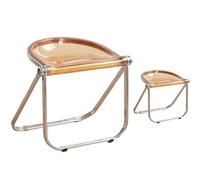 JS Ellie Ensemble de 2 tabourets pliants Simples et Portables, en matériau PC et Structure en métal, Peuvent Supporter jusqu'à 250 kg, adaptés aux vestiaires, cafés et salles de réunion 7