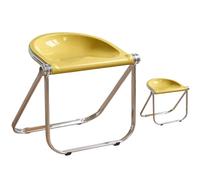 JS Ellie Ensemble de 2 tabourets pliants Simples et Portables, en matériau PC et Structure en métal, Peuvent Supporter jusqu'à 250 kg, adaptés aux vestiaires, cafés et salles de réunion 9