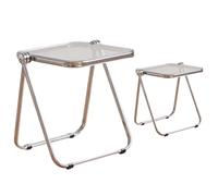 JS Ellie Ensemble de 2 tabourets pliants Simples et Portables, en matériau PC et Structure en métal, Peuvent Supporter jusqu'à 250 kg, adaptés aux vestiaires, cafés et salles de réunion 13