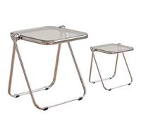 JS Ellie Ensemble de 2 tabourets pliants Simples et Portables, en matériau PC et Structure en métal, Peuvent Supporter jusqu'à 250 kg, adaptés aux vestiaires, cafés et salles de réunion 11