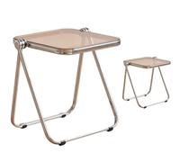 JS Ellie Ensemble de 2 tabourets pliants Simples et Portables, en matériau PC et Structure en métal, Peuvent Supporter jusqu'à 250 kg, adaptés aux vestiaires, cafés et salles de réunion 10