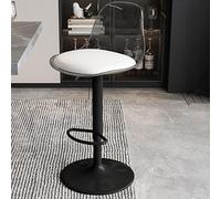 JS Ellie Ensemble de tabourets de Bar 2 pièces, Comprenant Un Dossier et Un Repose-Pieds en Acrylique, réglables en Hauteur et pivotants, adaptés aux Restaurants, Cuisines et Bars Gray 1