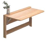 JS Ellie Table Pliante Murale multifonctionnelle, avec Une capacité de Poids Minimale de 60 kg, économise de l'espace et Peut être utilisée pour Travailler, étudier ou Manger Wood 60cm