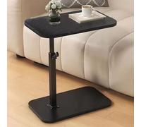 JS Ellie Une Petite Table Qui Peut être relevée et abaissée, et Qui Peut être placée dans la Chambre, Le Salon ou Le Bureau pour Lire, Boire du café ou Travailler Black