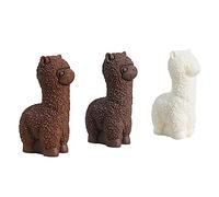 JS MOLD Moule à bougie en silicone 3D alpaga - Moule à bougie - Moule en silicone 3D - Pour fondant, chocolat, résine époxy, bougies à la cire de soja, savon, plâtre, artisanat