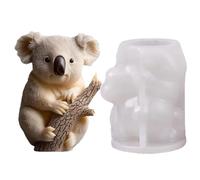 JS MOLD Moule en silicone 3D en forme d'ours - Moule en silicone - Moule à bougie - Moule à bougie DIY pour faire des savons - Décoration de la maison