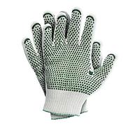 JS RJ-Htv9 Lot de 10 gants de protection Écru/vert Taille 9