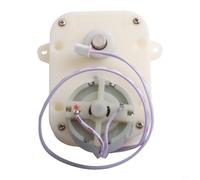 Js50 Remontoir de montre moteur CC de rechange, mécanisme de rotation silencieux 8 tr/min pour boîtes automatiques, bloc d'alimentation 3 V avec 32 mm de diamètre, construction en plastique blanc et