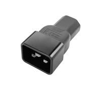 JSADZKJ C13 vers C20 Adaptateur de prise d'alimentation 10 A 250 V IEC 320C13 Socket vers IEC 320 C20 Plug AC Connecteur 3Pin PC Power Extender, pour ordinateur PDU UPS Moniteur Home Appliance