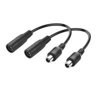 JSADZKJ Câble de charge pour trottinette électrique DC5521 vers XLR,câble adaptateur 24V DC5,5x2,1 mm vers connecteur xlr à 3 broches pour trottinette électrique-5,9in (2 pièces) (DC8016 mâle)