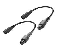 JSADZKJ Câble de charge pour trottinette électrique DC5521 vers XLR,câble adaptateur 24V DC5,5x2,1mm vers connecteur xlr à 3 broches pour trottinette électrique-5,9in (2 pièces) (8mm XLR Female)