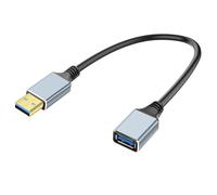 JSADZKJ CâBle d'extension USB 3.0,CâBle de donnéEs USB 3.0 5 Gbit/S,CâBle Type A MâLe vers Femelle Prend en Charge la Transmission de donnéEs et le Chargement,pour disque U,souris,clavier-0.3m