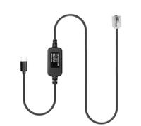 JSADZKJ Cordon d'alimentation de type C vers RJ11 - 1,15 m - USB C vers RJ11 - Câble d'alimentation de rechange pour détecteurs de radar, caméras de bord de voiture, GPS