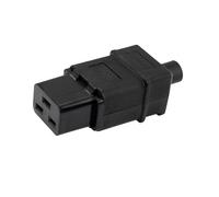 JSADZKJ IEC320 C19 Adaptateur secteur CA 16 A/250 V IEC C19 femelle 3 broches Adaptateur prise IEC mâle Montage Adaptateur amovible PDU PSU UPS Power Connector